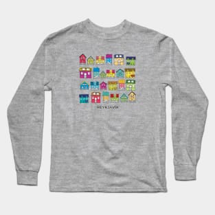 Houses of Reykjavík Long Sleeve T-Shirt